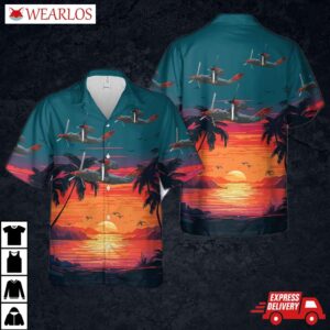Augusta Westland Aw-609 Hawaiian Shirt