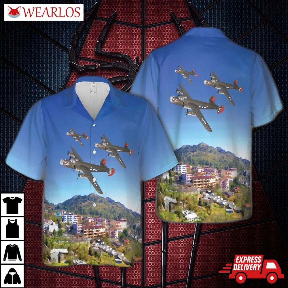 B-24 Liberator Mobby Dick Hawaiian Shirt
