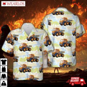 Belaz 7547 Super Heavy Mining Kipper Dump Truck Belarus 1994 Hawaiian Shirt