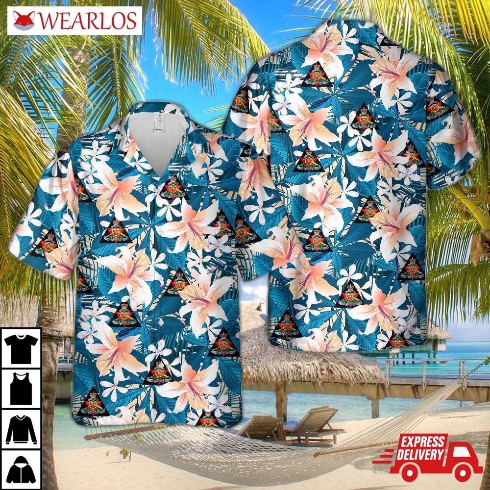 British Army 26th Regiment Royal Artillery Hawaiian Shirt