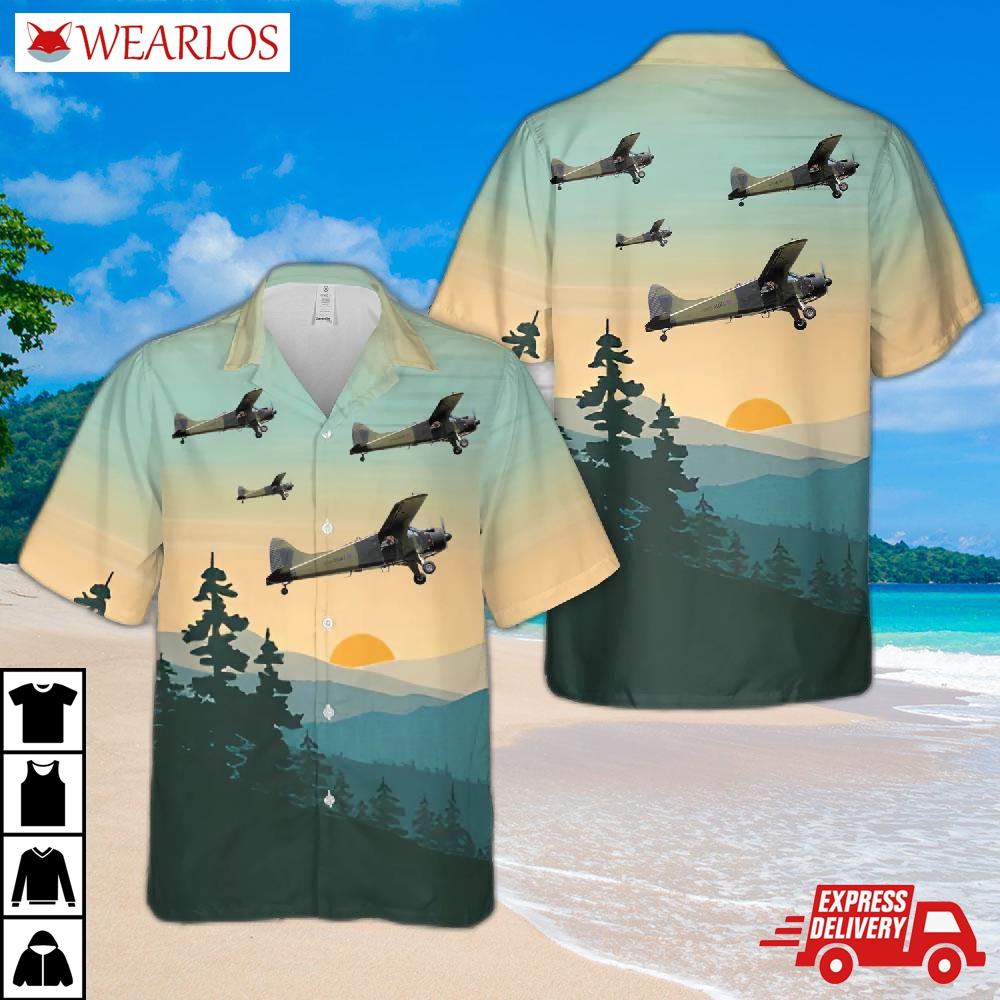 British Army Beaver Hawaiian Shirt