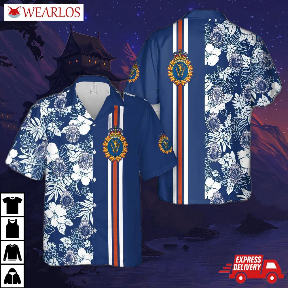 Canadian Armed Forces Communications And Electronics Branch Hawaiian Shirt