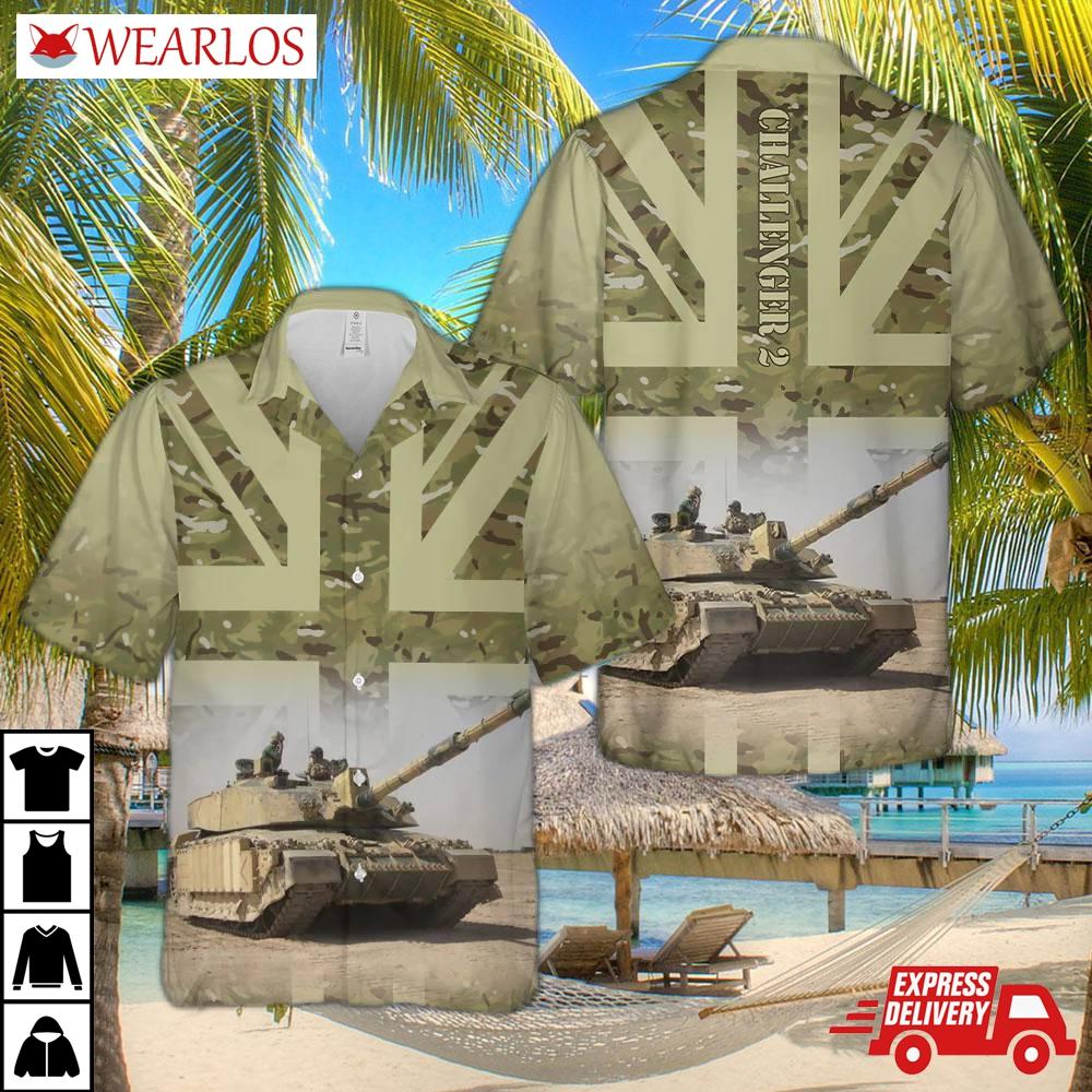 Challenger 2 - British Army Mbt Hawaiian Shirt