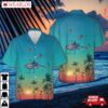 Columbus Police Hughes 500 Helicopter Hawaiian Shirt