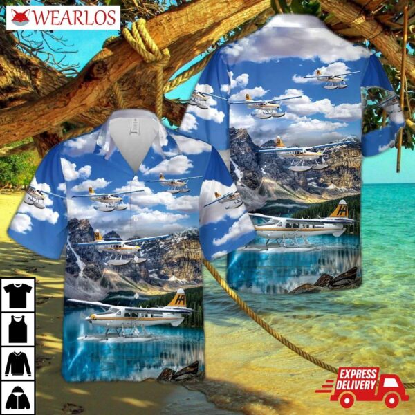 De Havilland Canada Dhc-3t Turbo Otter Floatplane Hawaiian Shirt