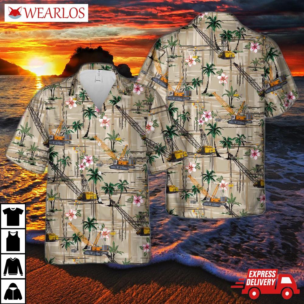 Dragline Excavators Hawaiian Shirt