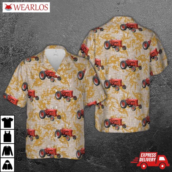 Farmall Super M Tractor Hawaiian Shirt