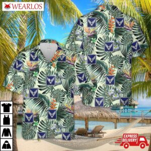 French Army Light Aviation Hawaiian Shirt