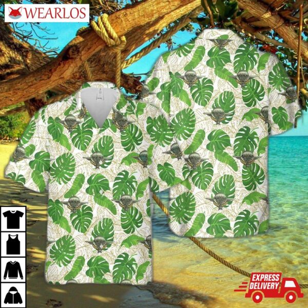 French Army Parachute Brevet Hawaiian Shirt