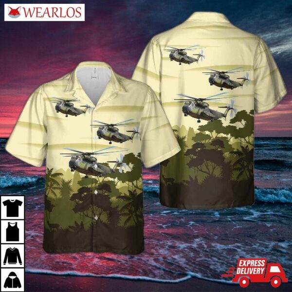 German Army Sikorsky (vfw-fokker) Ch-53g (s-65c-1) Hawaiian Shirt