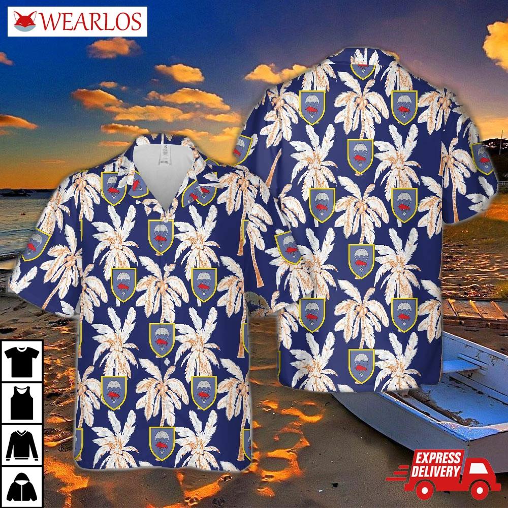 German Bundeswehr Fallschirmjagerbataillon 314 (fschjgbtl 314) Hawaiian Shirt
