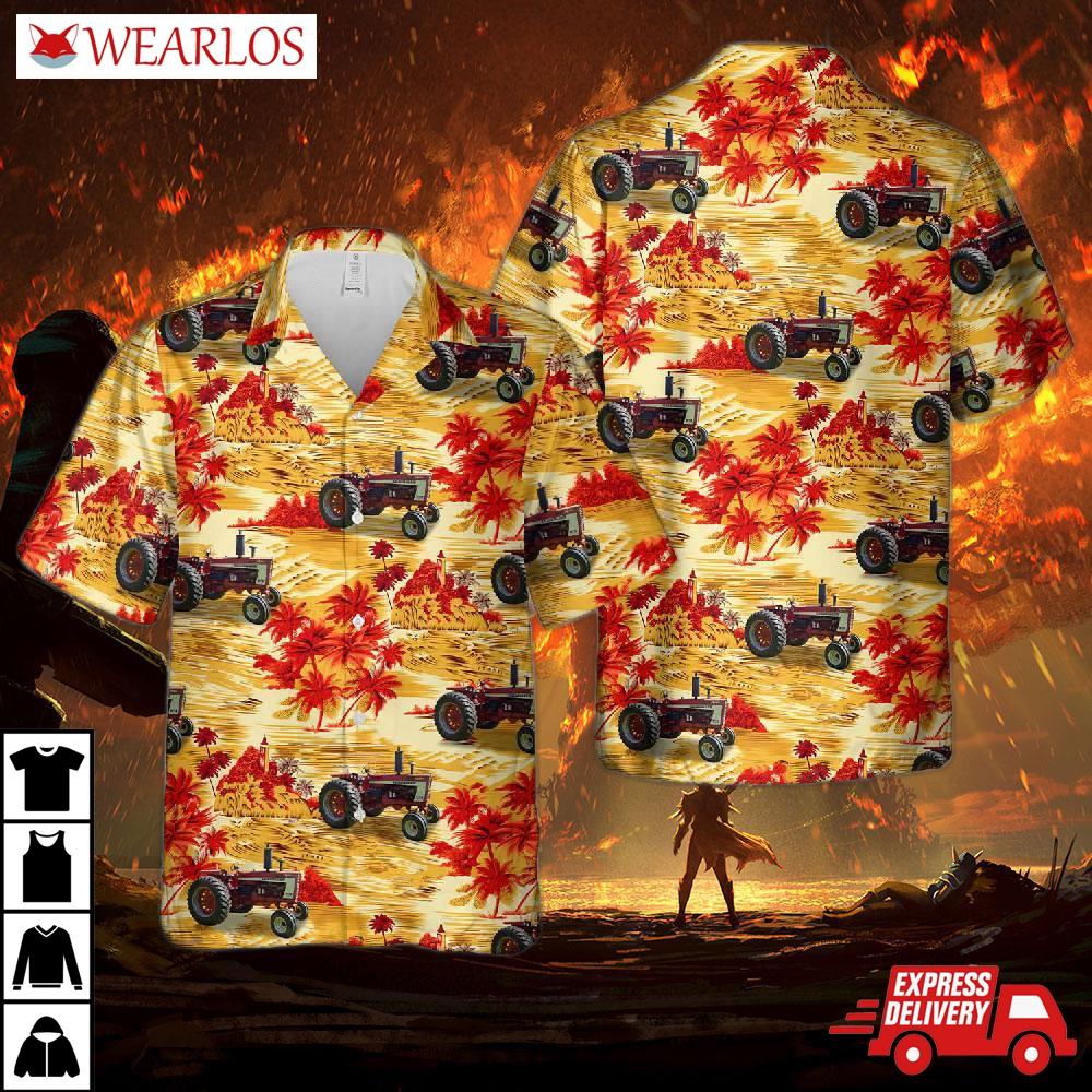 Ih Farmall 1026 Tractor Hawaiian Shirt