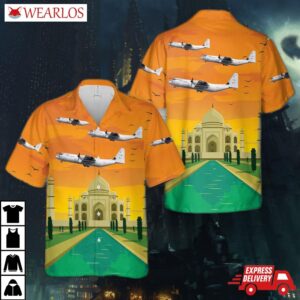 Indian Air Force Lockheed Martin C-130j Super Hercules Hawaiian Shirt