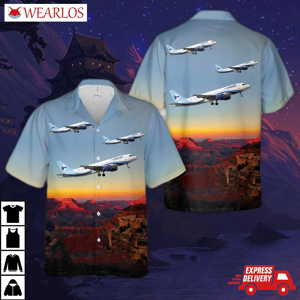 Interjet Airbus A320-200 Hawaiian Shirt