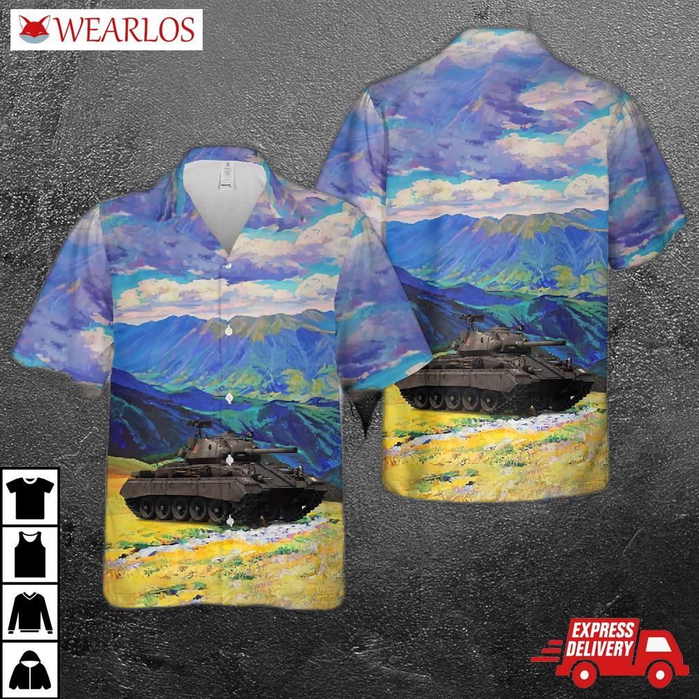 Italian Army Carro Leggero M24 Hawaiian Shirt