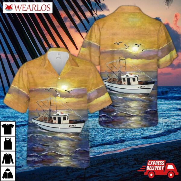 Jenny Shrimp Boat Hawaiian Shirt