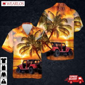 Jp Beach Sunset Hawaiian Shirt