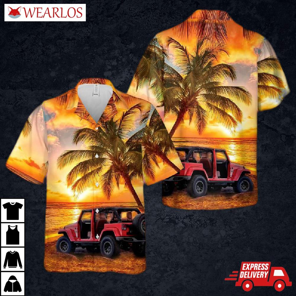 Jp Beach Sunset Hawaiian Shirt