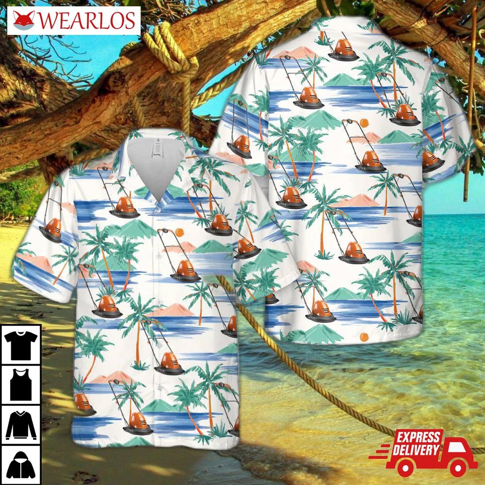 Lawn Mower Flymo Turbo Lite 250 Hawaiian Shirt