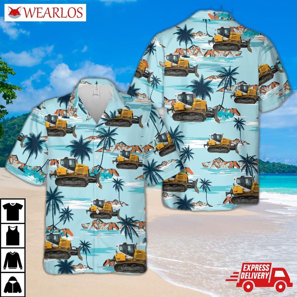 Liebherr Crawler Tractors Pr 716 Litronic Hawaiian Shirt