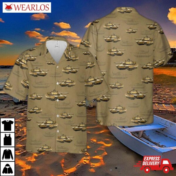 M1 Abrams Hawaiian Shirt