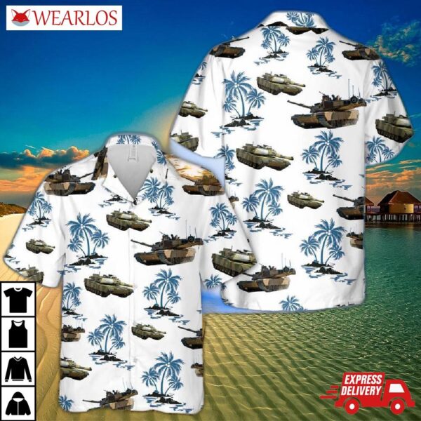 M1a2 Abrams Hawaiian Shirt