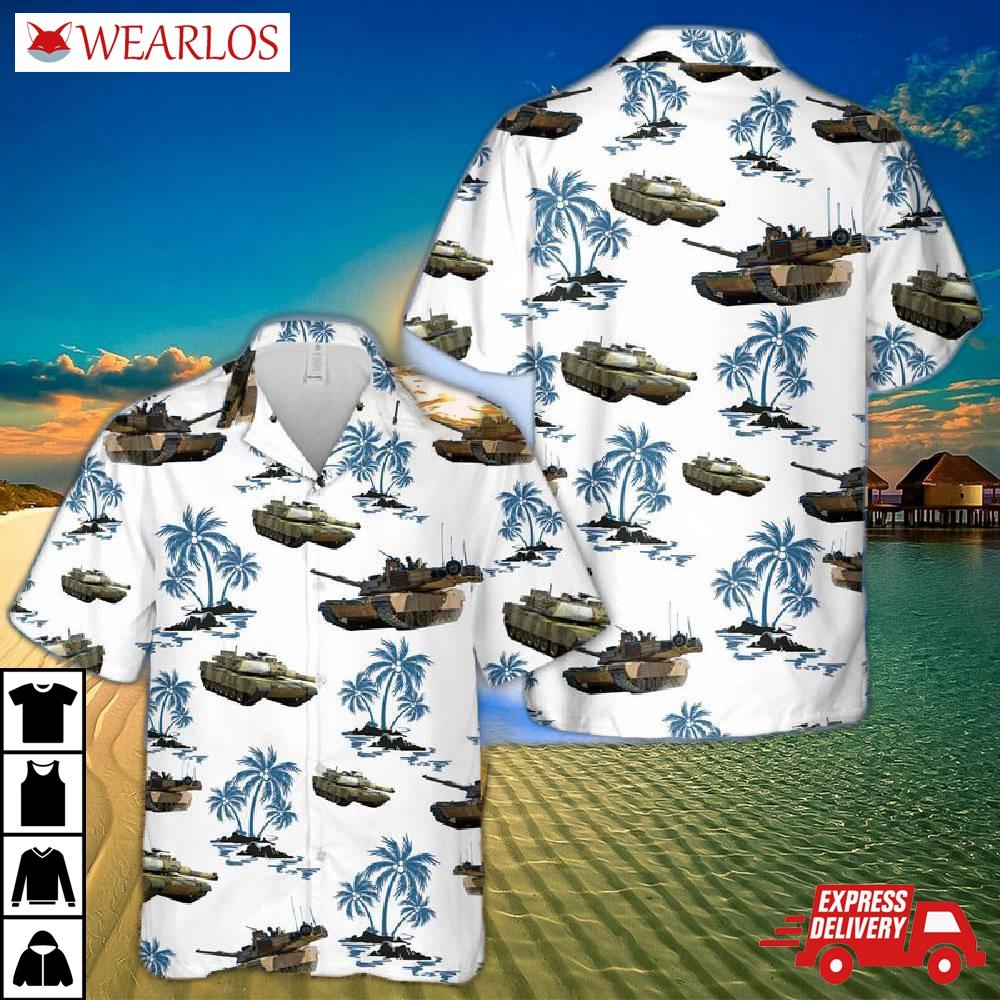 M1a2 Abrams Hawaiian Shirt