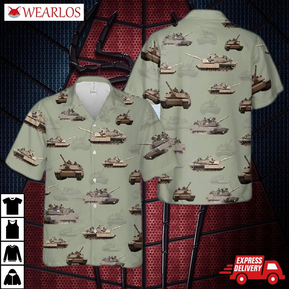 National Guard Tank Hawaiian Shirt