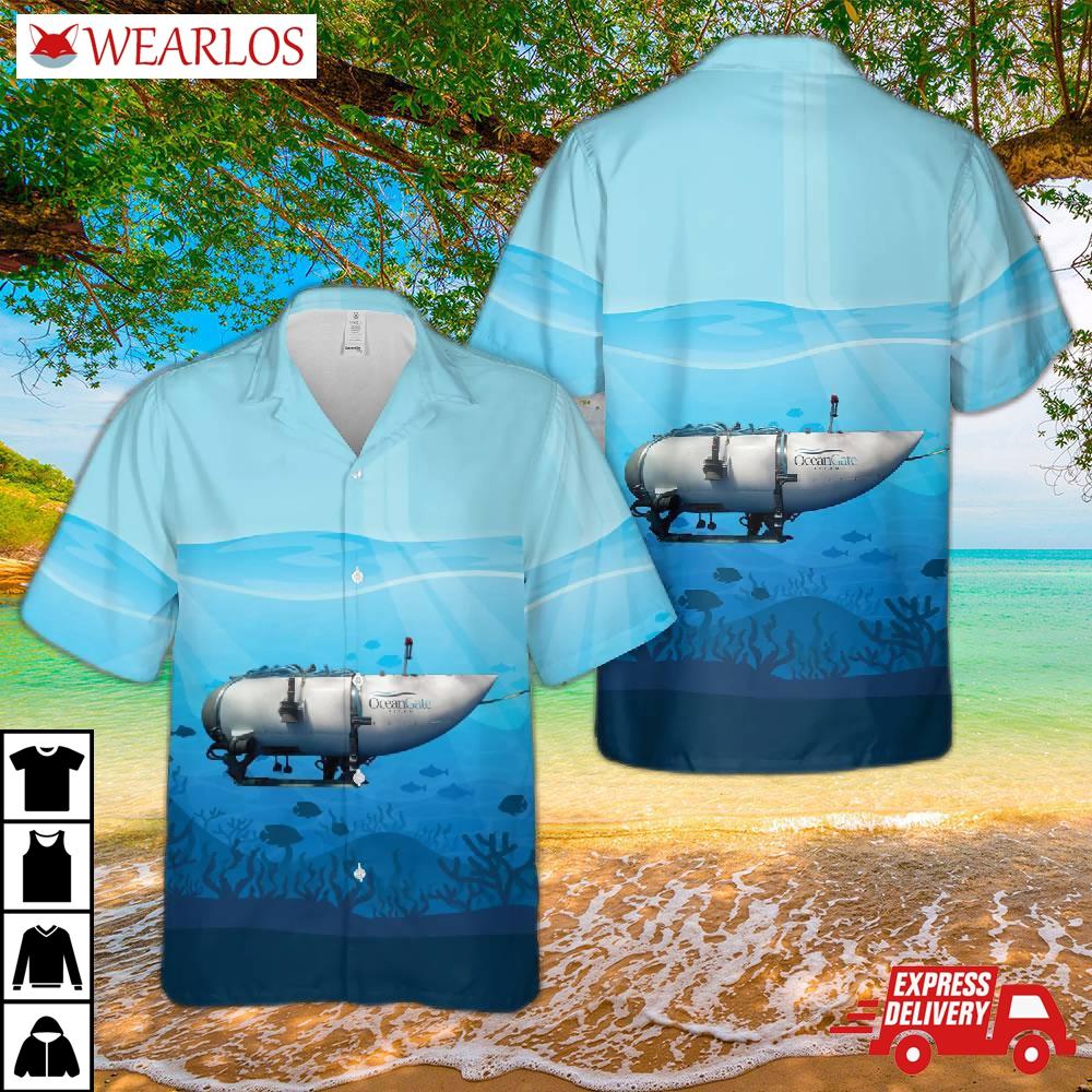 Oceangate Submarine Submersible Ship Hawaiian Shirt