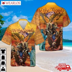 Patriotism American Hawaiian Shirt