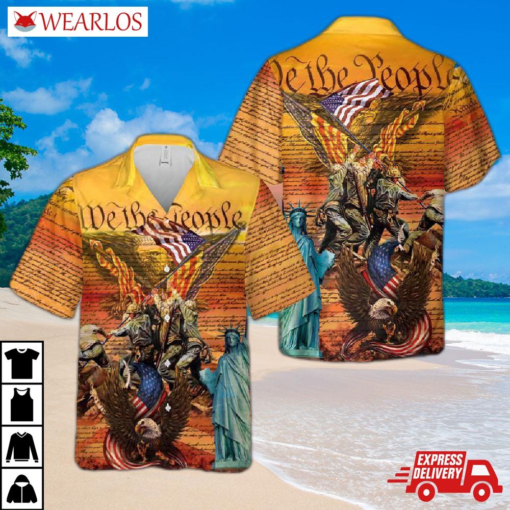 Patriotism American Hawaiian Shirt