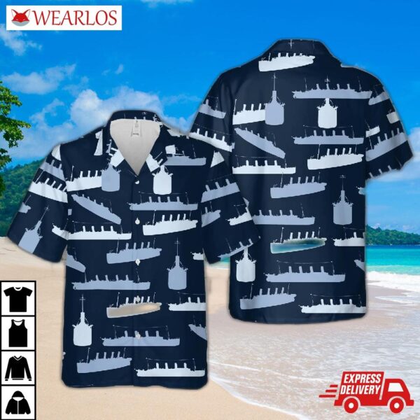 Rms Titanic Silhouette Hawaiian Shirt