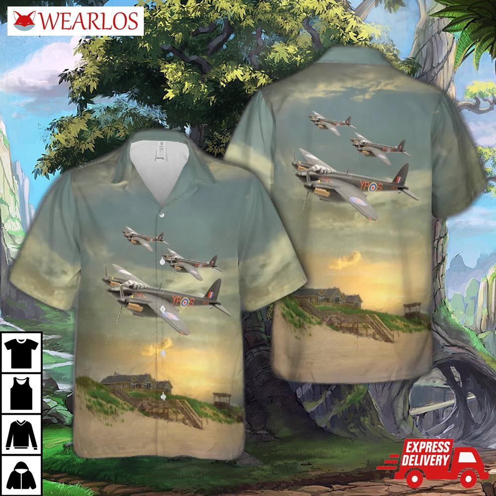 Royal Air Force De Havilland Mosquito Nf Mkii Night Fighter-bomber Hawaiian Shirt