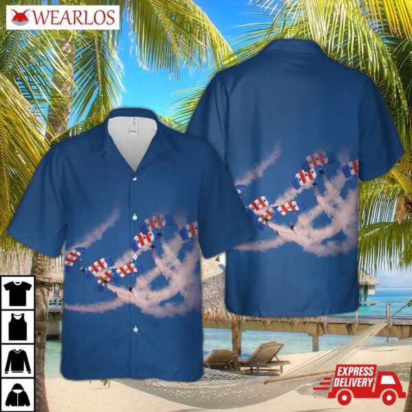 Royal Air Force Falcons Parachute Display Team Hawaiian Shirt