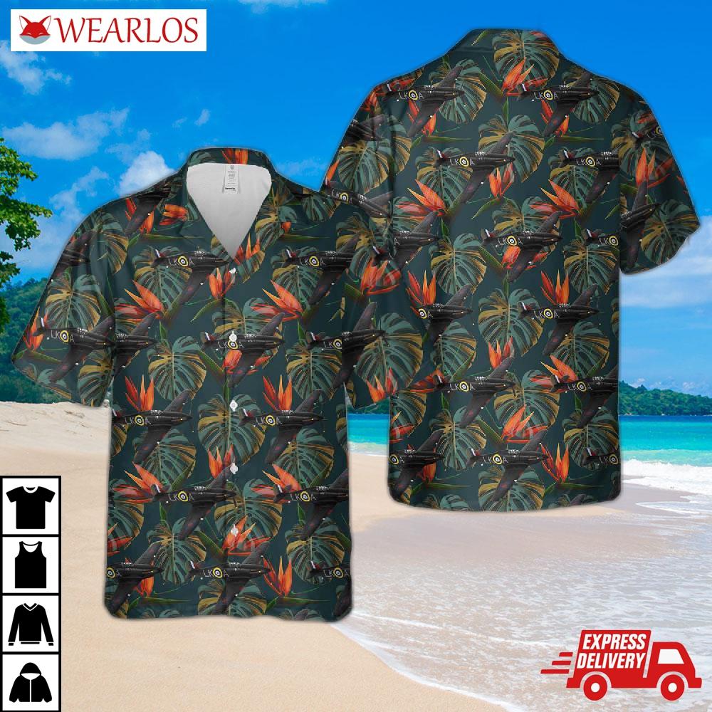 Royal Air Force Hawker Hurricane Mk.i 87 Sqn Hawaiian Shirt