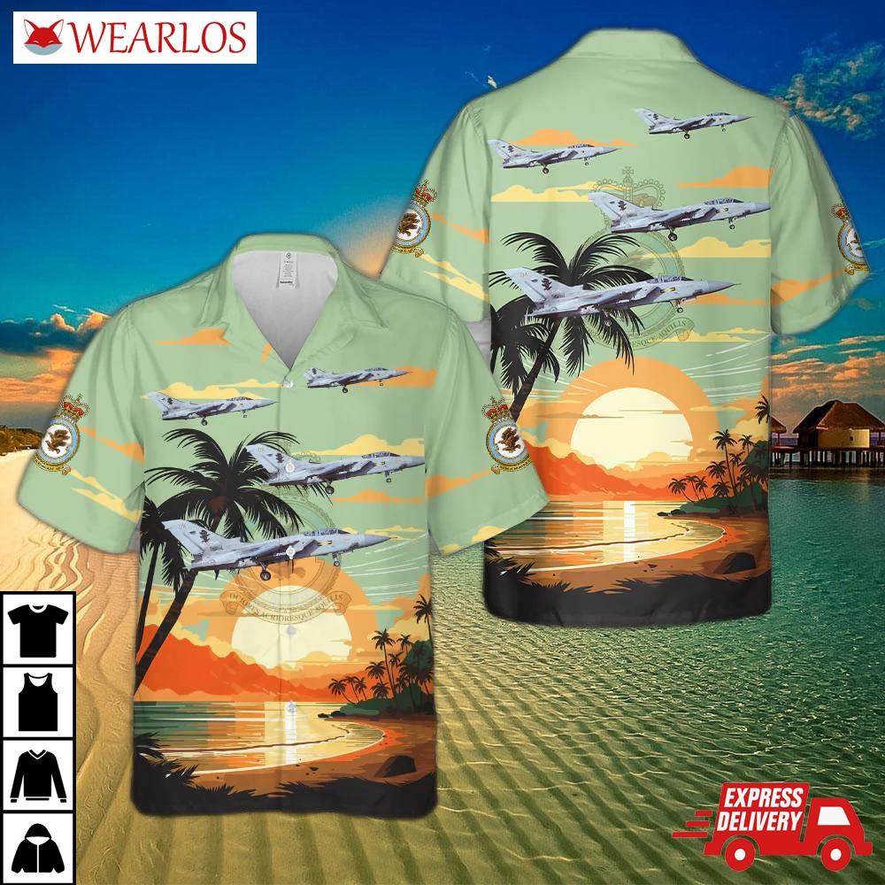 Royal Air Force No. 11 Squadron Raf Panavia Tornado F3 Hawaiian Shirt