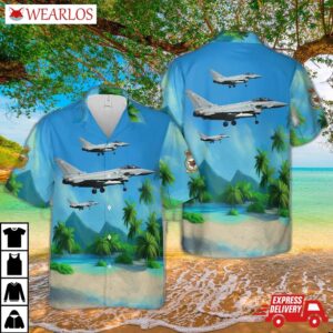 Royal Air Force No. 12 Squadron Raf Eurofighter Typhoon Fgr4 Zk361 Hawaiian Shirt