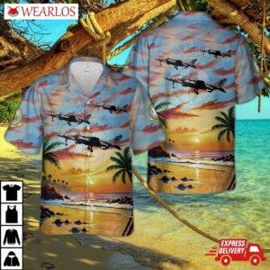 Royal Air Force No. 17 Squadron Sepecat Jaguar Gr.1 Xx768 Hawaiian Shirt