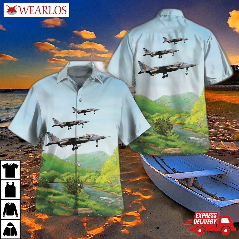 Royal Air Force Sepecat Jaguar Gr1 Hawaiian Shirt