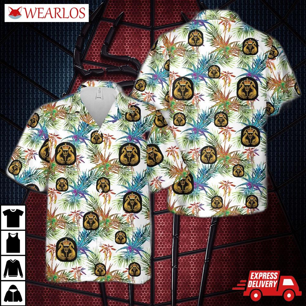 Royal Canadian Ship's And Shallow Water Diver Badge Hawaiian Shirt