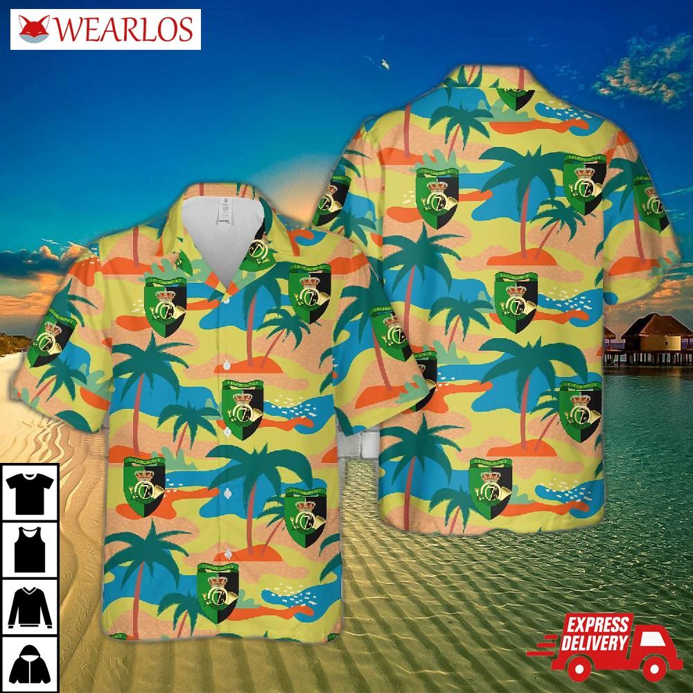 Royal Danish Army Jaeger Corps (denmark) Jægerkorpset Hawaiian Shirt