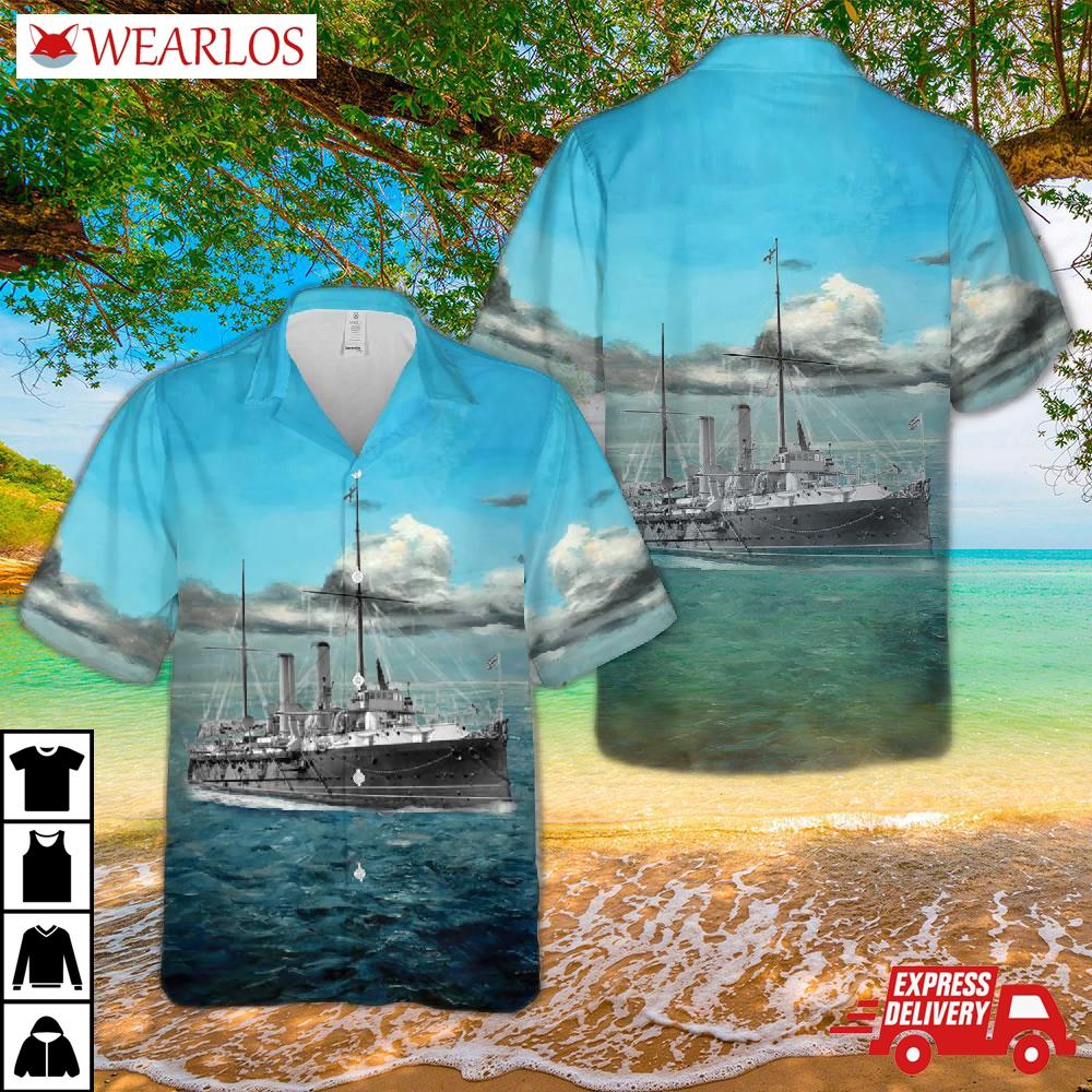 Royal Navy Hms Arthur (1891) Hawaiian Shirt