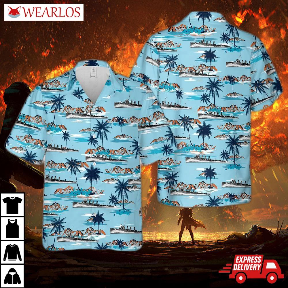 Royal Navy Hms Marmion (1915) Hawaiian Shirt