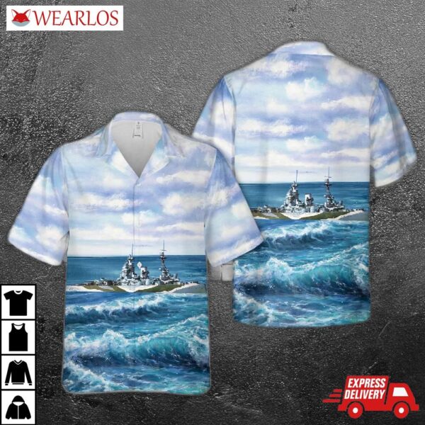 Royal Navy Hms Rodney (29) Hawaiian Shirt