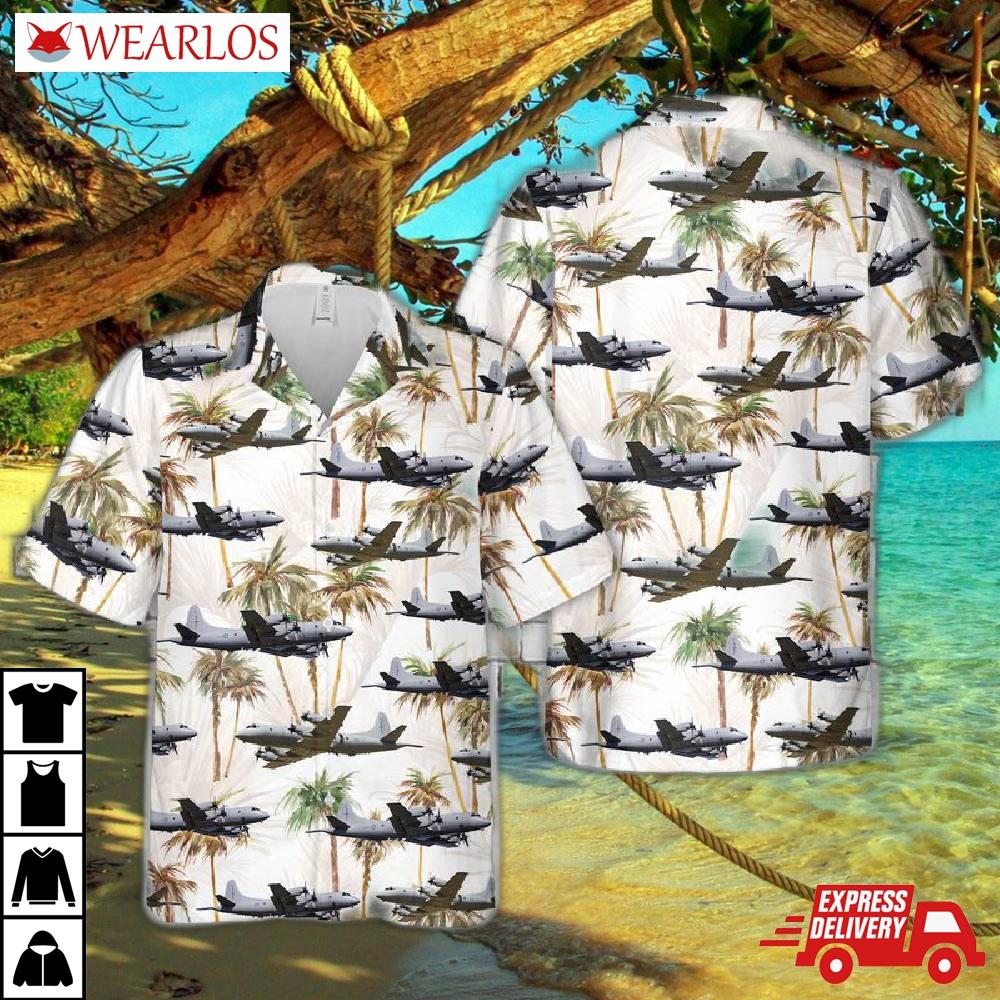 Royal New Zealand Air Force Lockheed P-3 Orion Hawaiian Shirt
