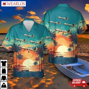 Spanish Air And Space Force General Atomics Mq-9 Predator B Hawaiian Shirt