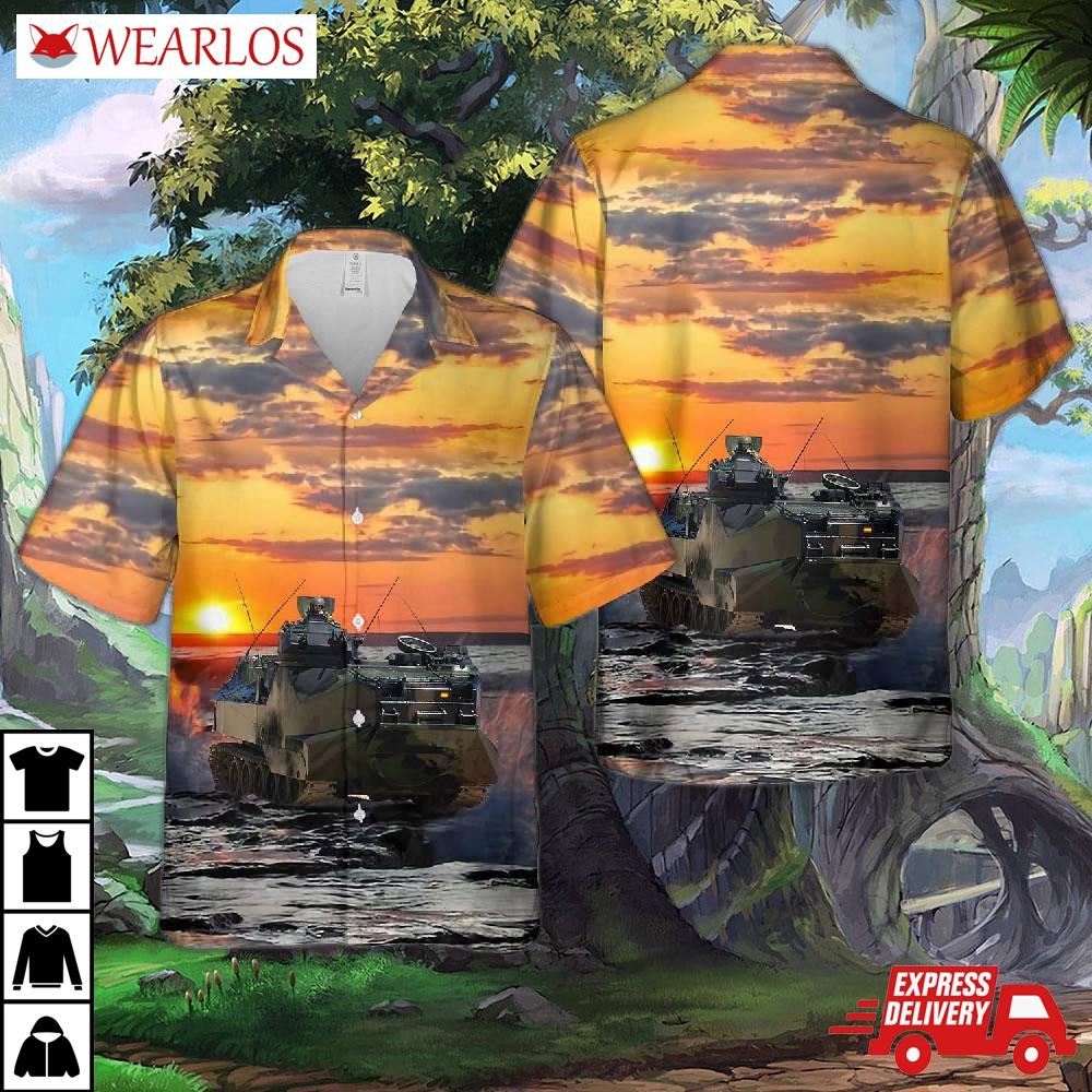 Spanish Marine Aav-7a1 Hawaiian Shirt