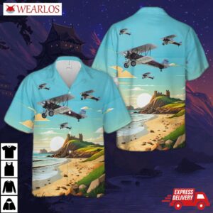 Stearman C3b Hawaiian Shirt