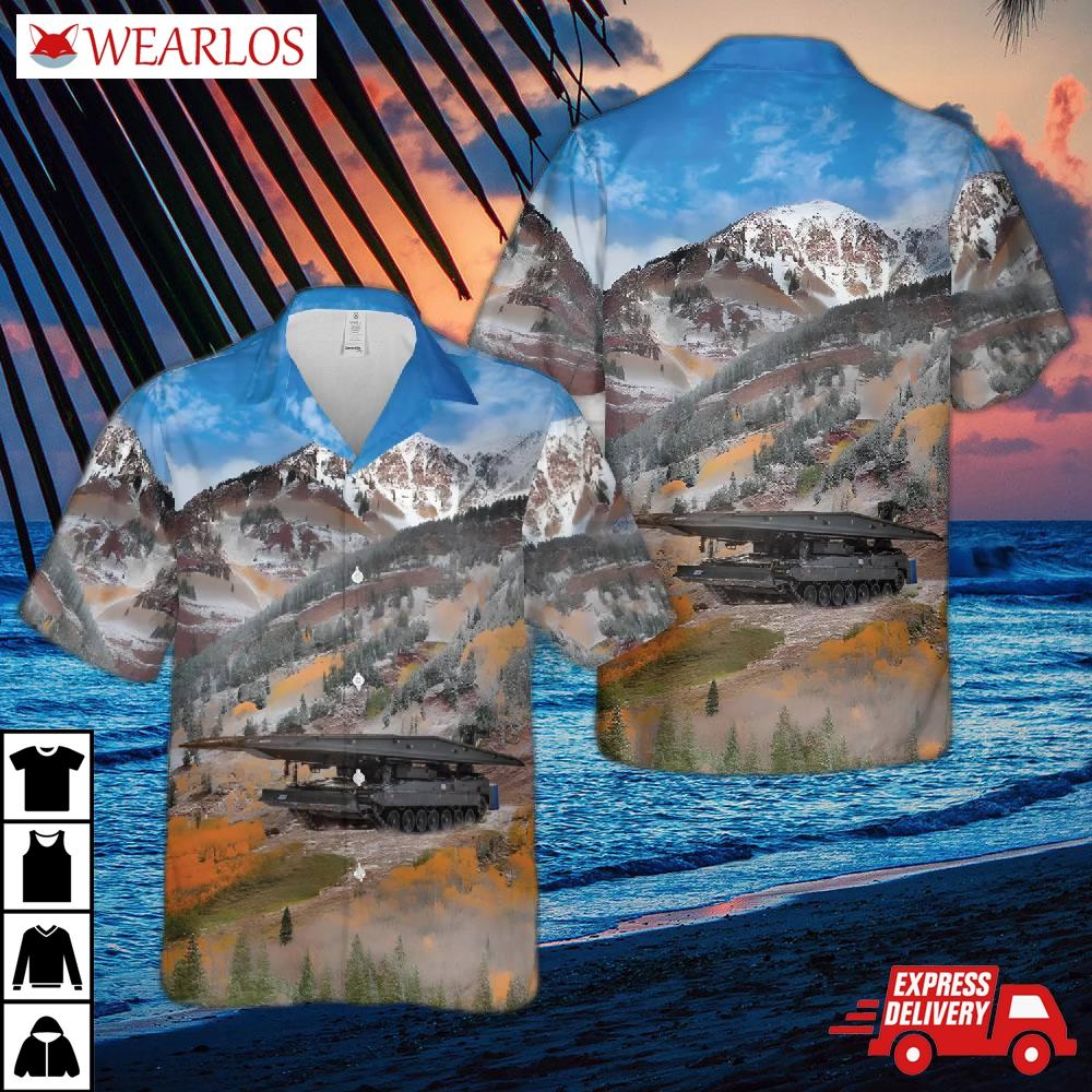 Swedish Army Brobandvagn 120 Hawaiian Shirt