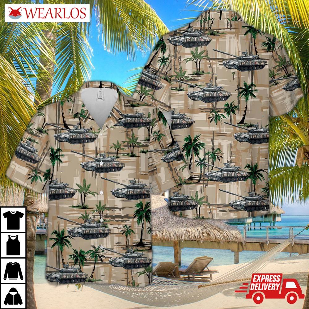T-64bv Tank Hawaiian Shirt